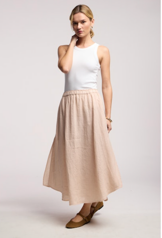 Virginia Skirt in Linen - 2 colors