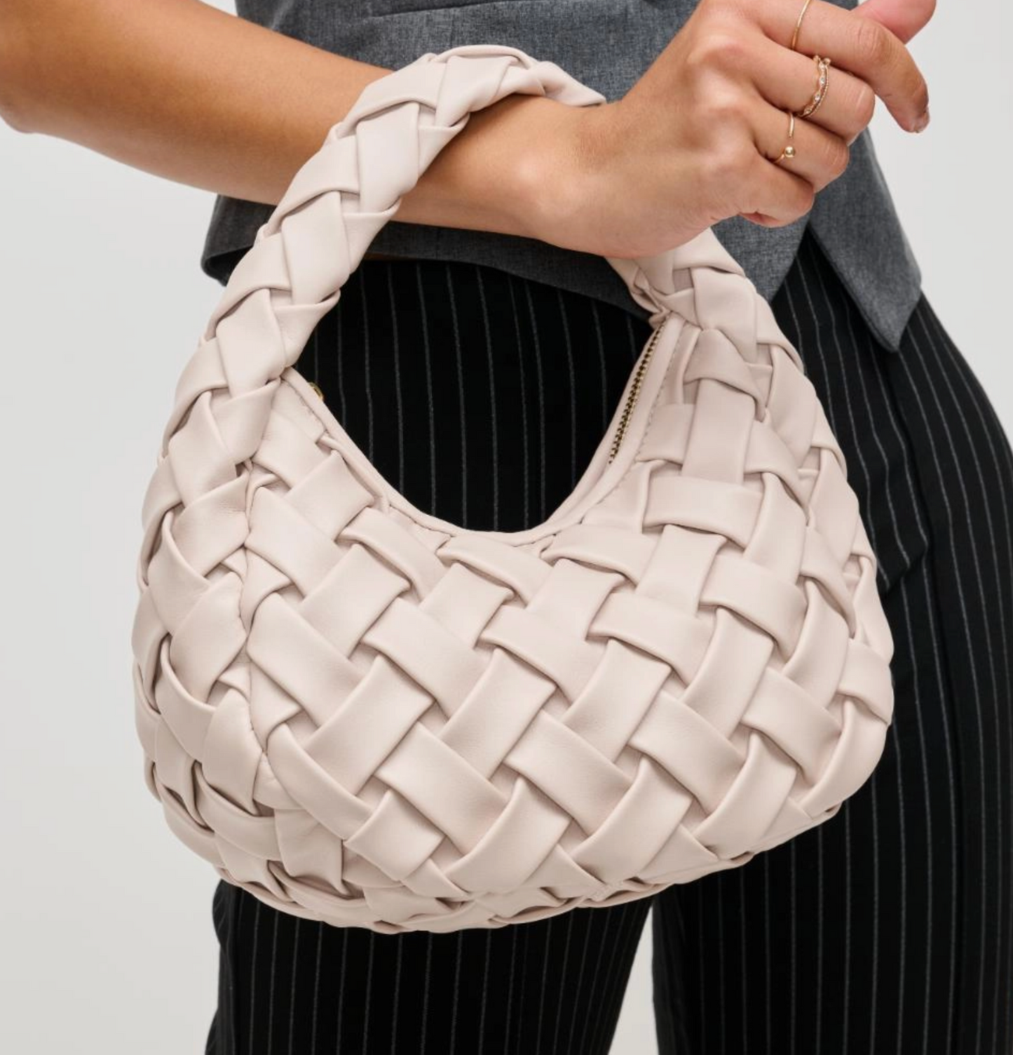 Noreen Woven Clutch