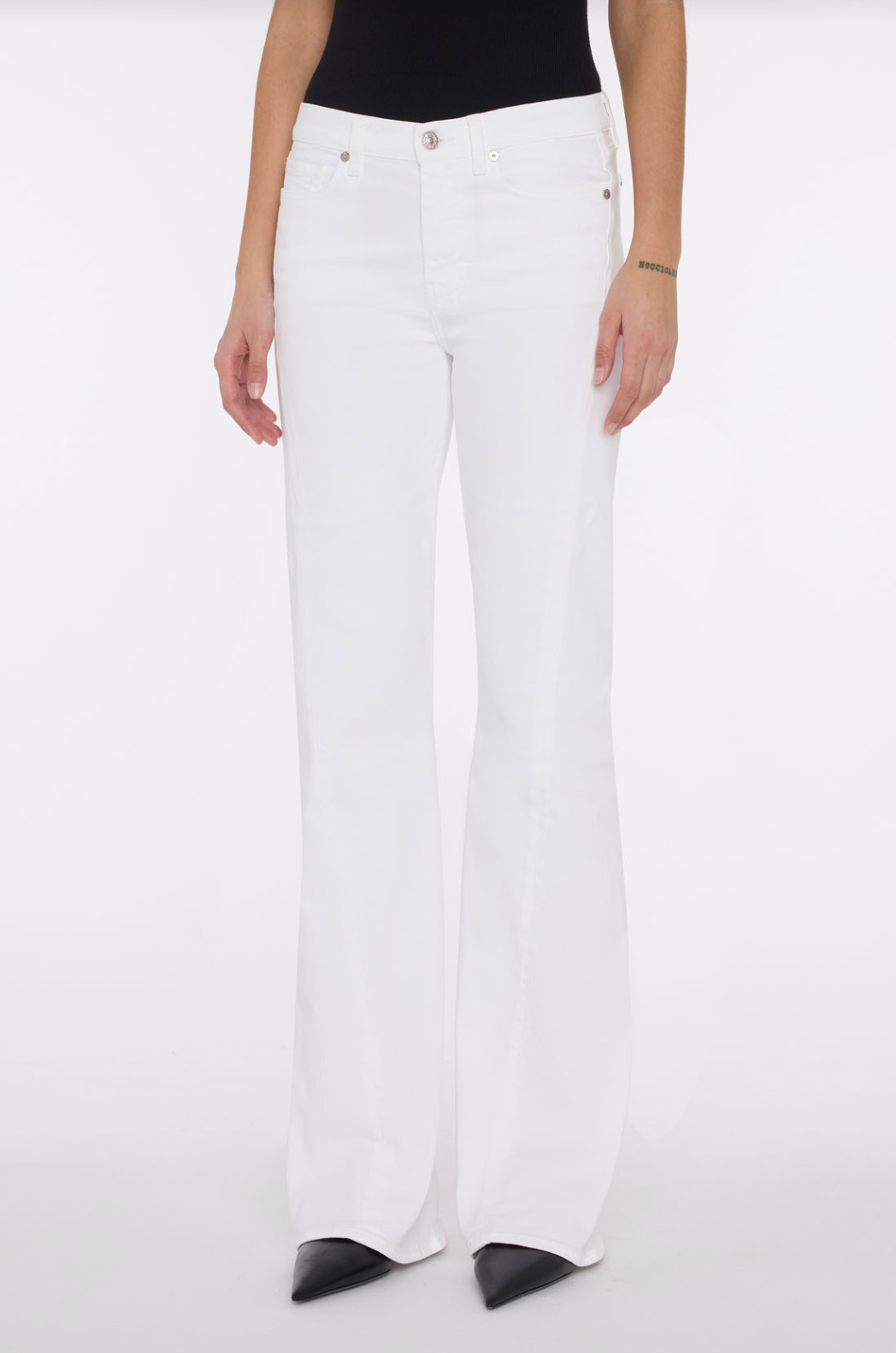 7 For All Mankind Tailorless Dojo in White