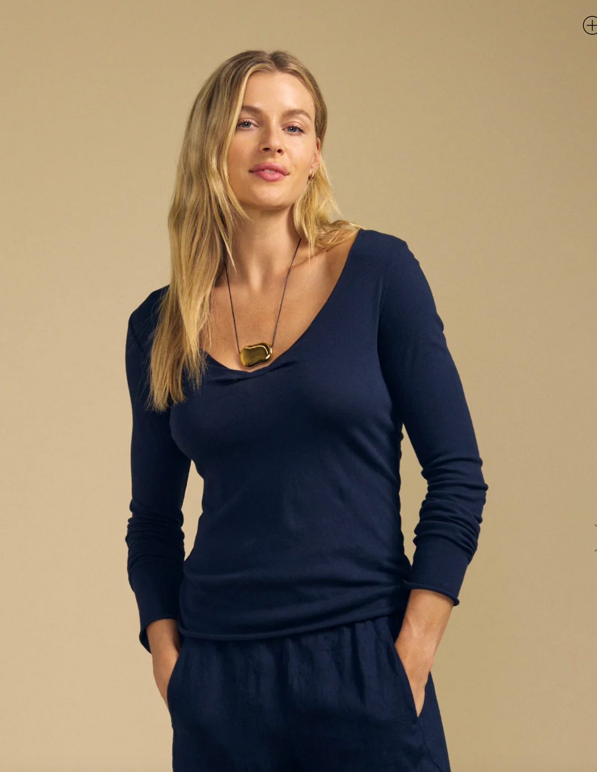 Velvet by Graham & Spencer Noura Longsleeve Tee