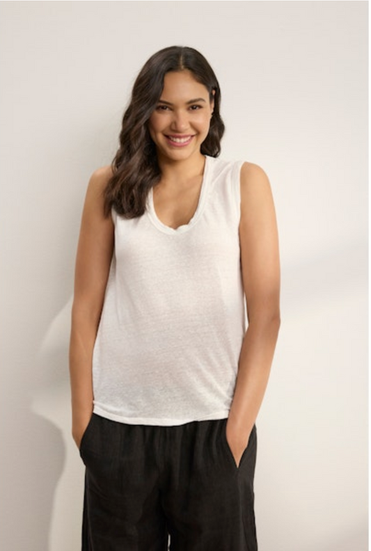 Velvet by Graham & Spencer Anca Linen Knit Top (2 Colors)