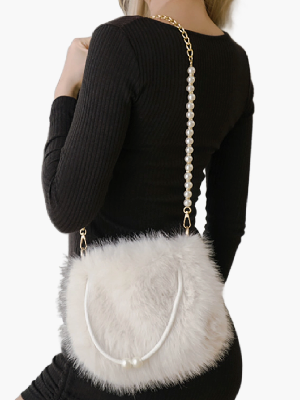 Faux Fur Tote/cross body bag (3 Colors)