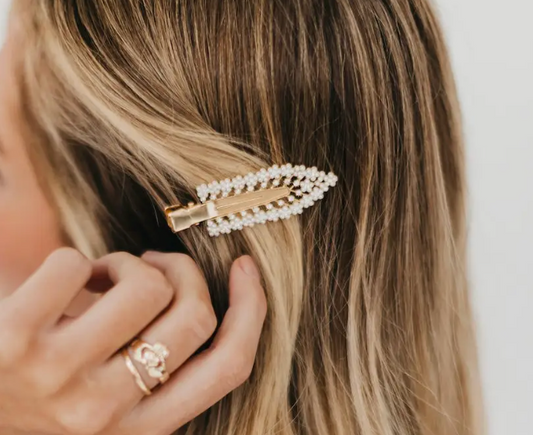 Pearl & Diamond Hair clip