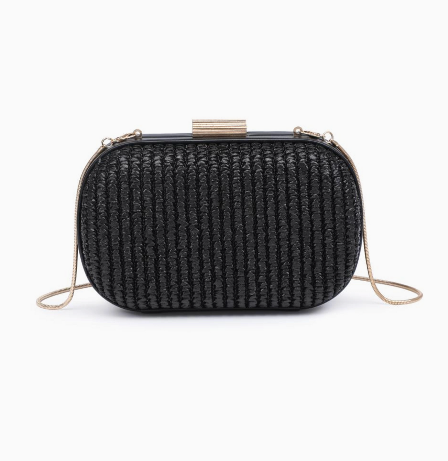 Alix Evening Bag in Black or Natural