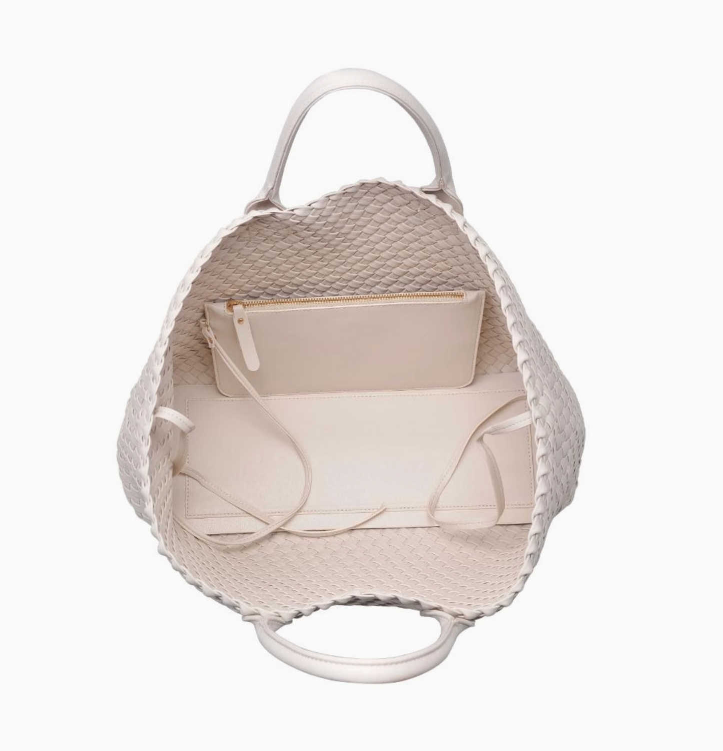 Ithaca Woven Tote in Oatmilk