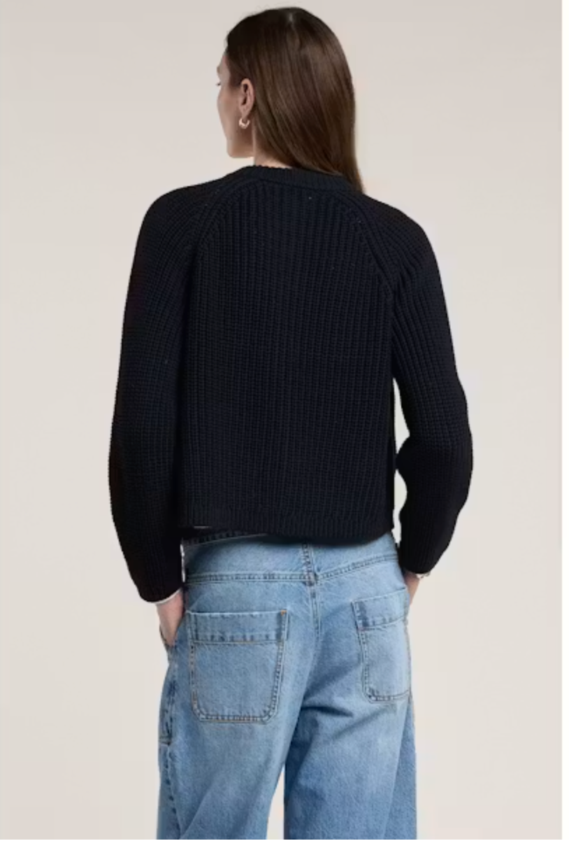 Velvet by Graham & Spencer Lisabeth Cardigan in Navy Blue