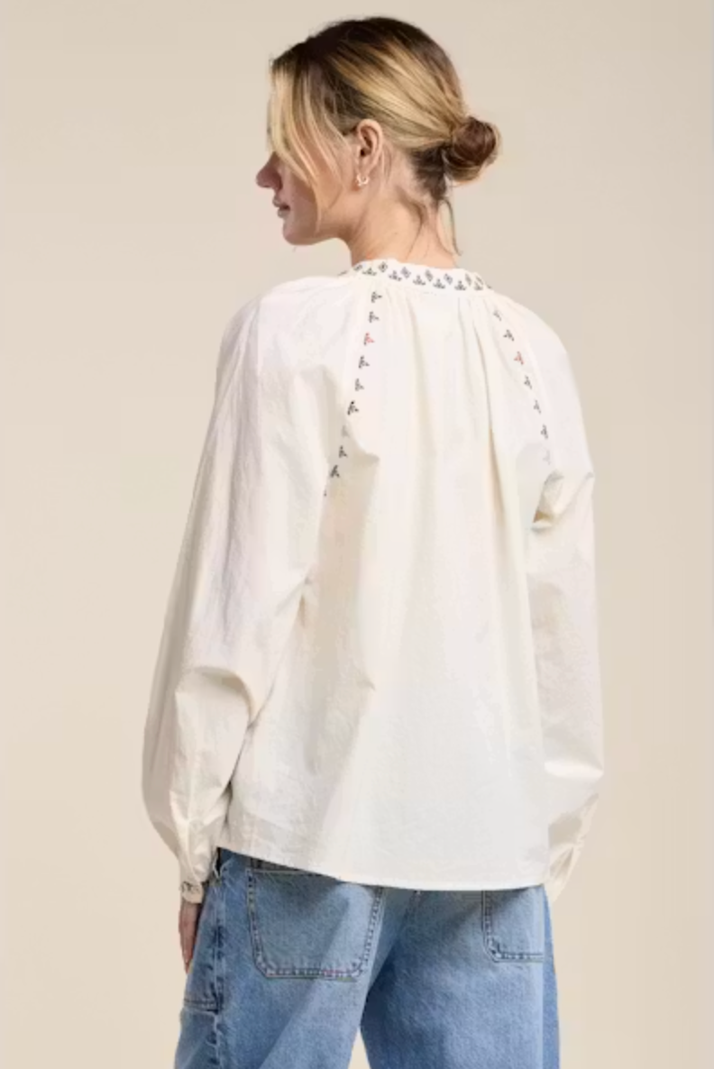 Velvet by Graham & Spencer Jane Top in Pearl