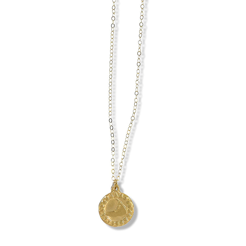 719NLG - SMALL NANTUCKET SUNSHINE NECKLACE IN GOLD