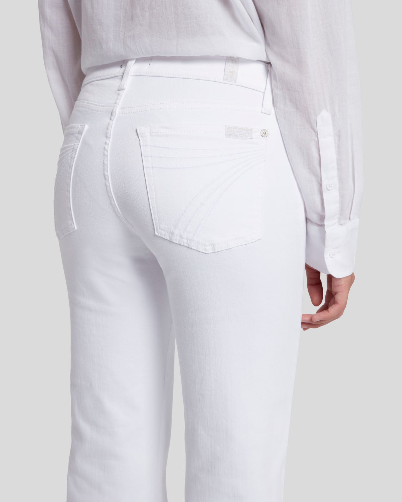 Seven for All Mankind Tailorless Dojo in White