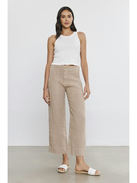 Velvet by Graham & Spencer Dru Linen Pant (2 Colors)