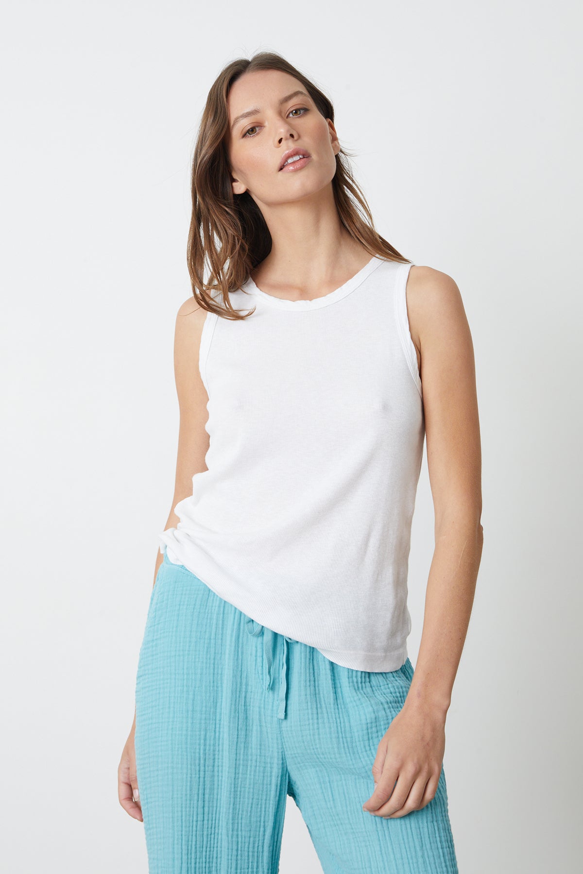 Velvet by Graham & Spencer Maxie Tank in White