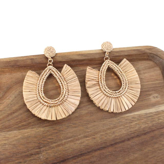 Lafia Hollow Waterdrop Bold Earrings