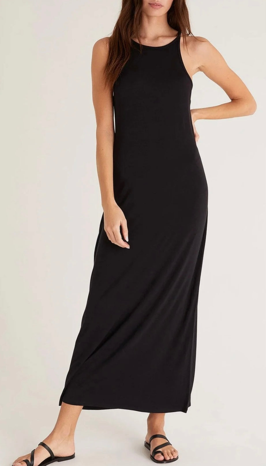 Z Supply Viola Midi Dress in Black