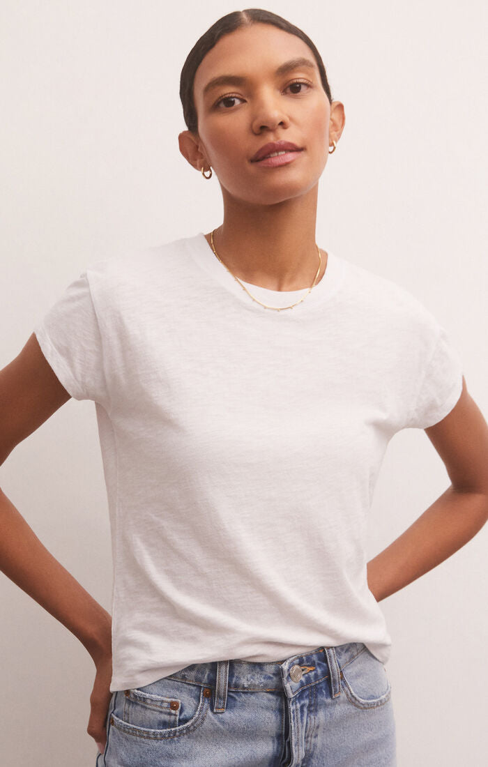 Z Supply Modern Slub Tee in White