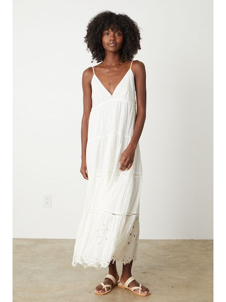 Velvet by Graham & Spencer Michelle Dress in Ivory
