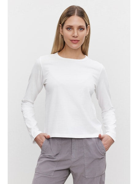 Velvet by Graham & Spencer Susanna Long Sleeve Tee (2 Colors)