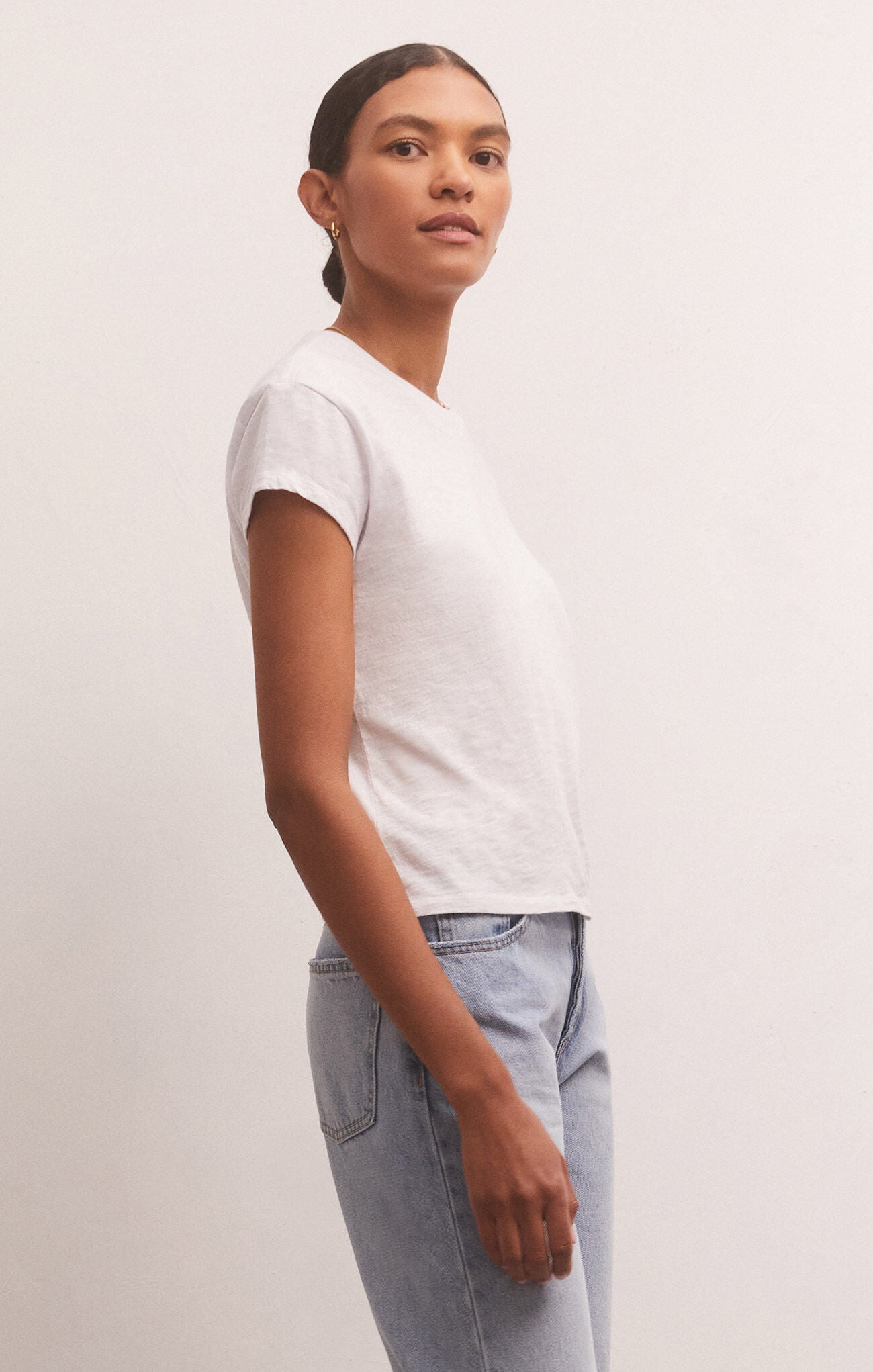 Z Supply Modern Slub Tee in White
