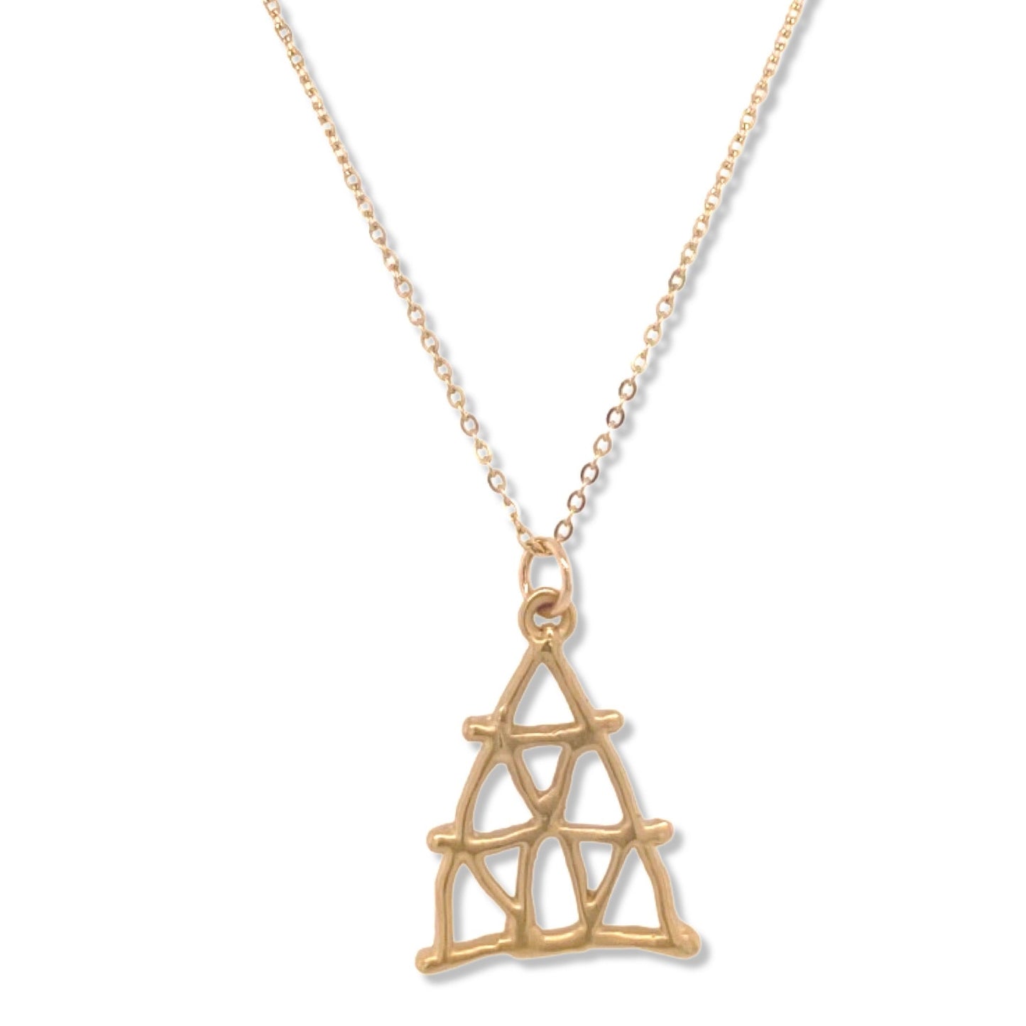 256NLG - Aria Doodle Necklace in Gold
